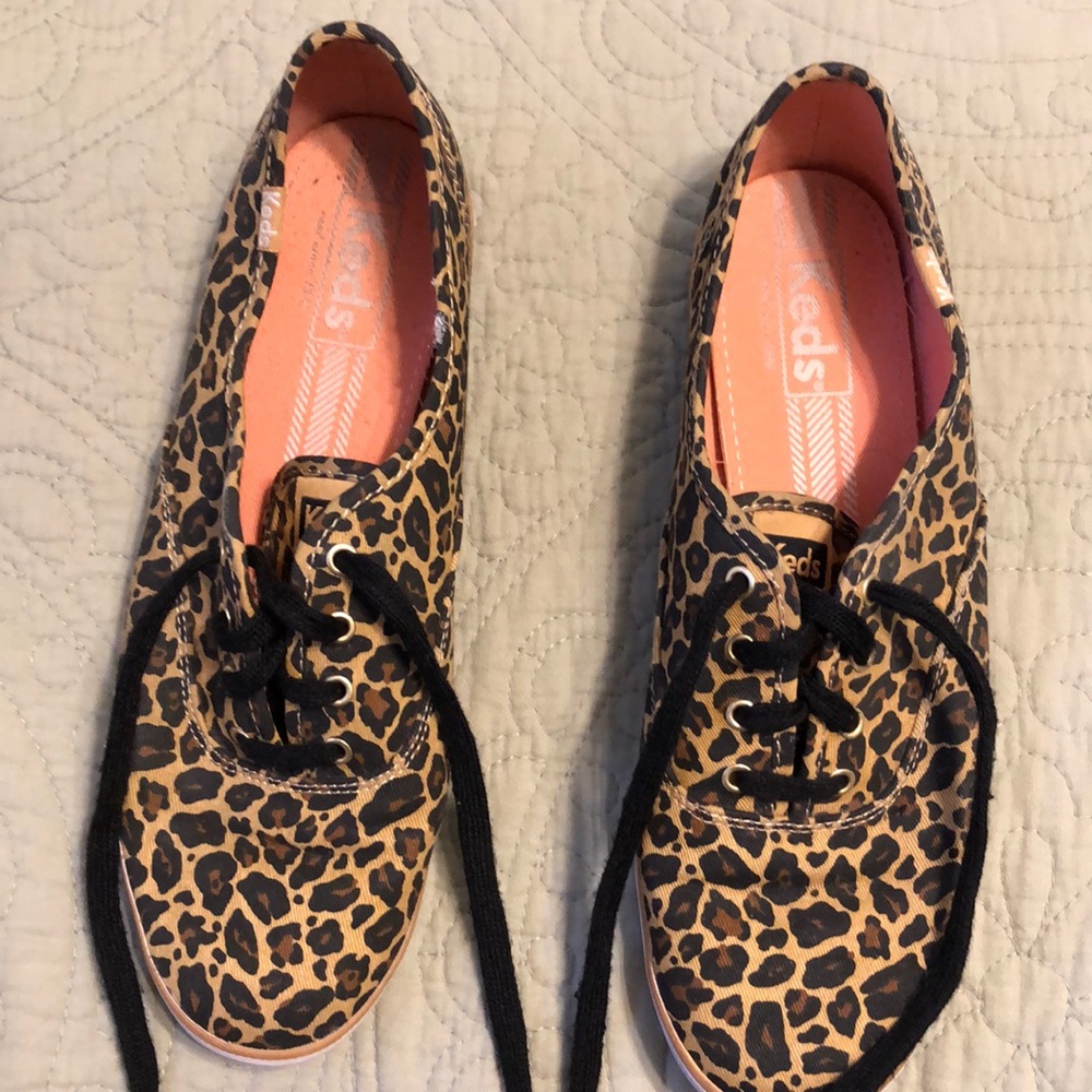Keds Leopard Print Size 8.5, great shape!